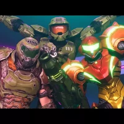 Trio neutralisant (Samus Aran, Doom Slayer, Master Chief) thumbnail