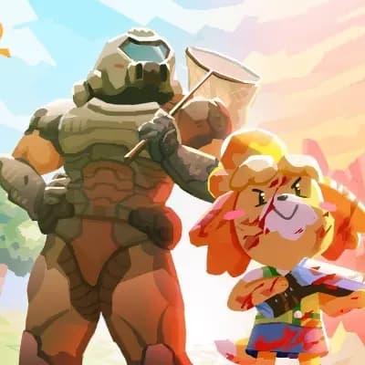 Doom Slayer and Marie thumbnail