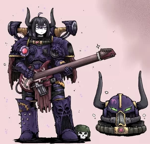 Helga -  Noise Marines (Warhammer 40k) thumbnail