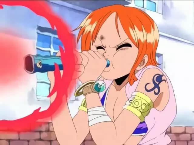 Busty Climate Baton Blowing Nami  thumbnail
