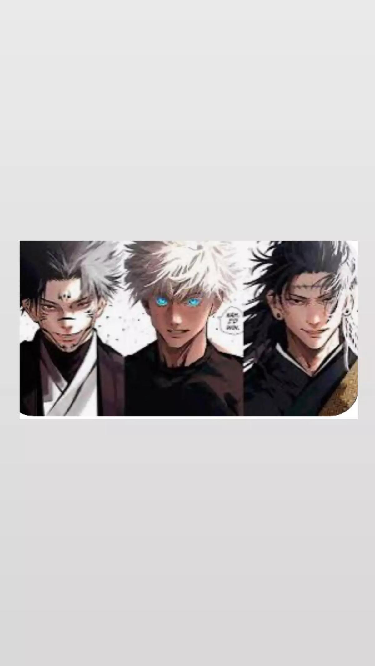 Gojo, geto e sukuna thumbnail
