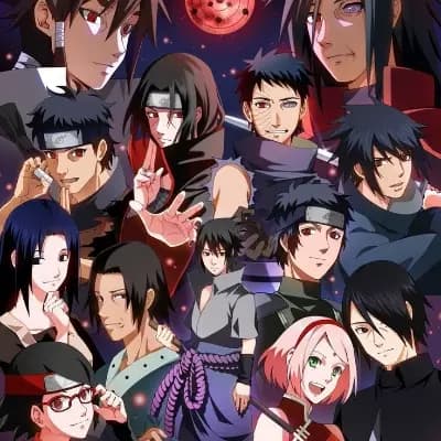 Mikoto e fugako e Indra e Madara e izuna e kagami e shisui e óbito e Itachi e Sa thumbnail