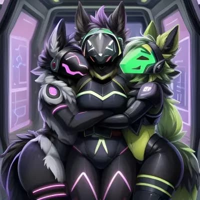 Trinity (Protogen AI Hive mind) thumbnail