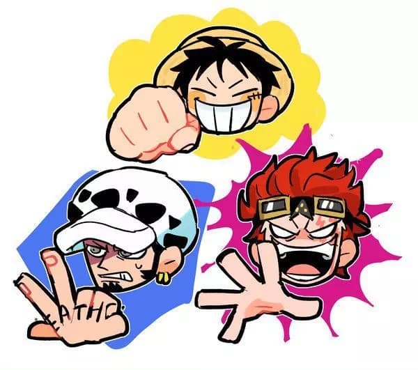 Luffy ,Law y Kid thumbnail