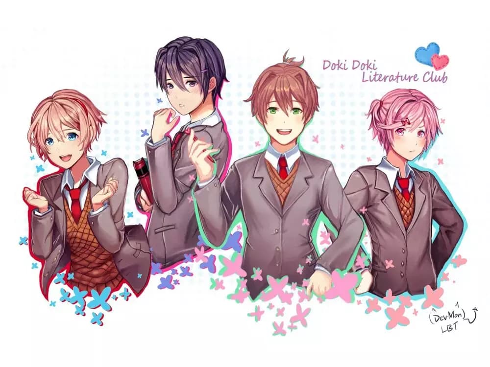 DDLC Male Version | Doki Doki Literature Club thumbnail