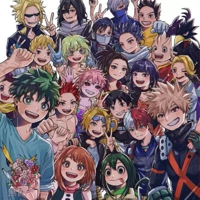 Izuco, uraraca,minet, sero, dente, tododroki,bakugou, kirishima,mina,aizawa, thumbnail