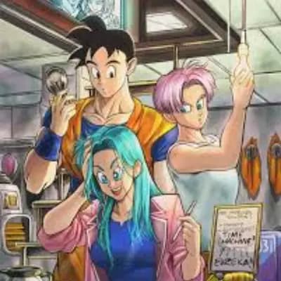 Future Trunks, Future Bulma, and Future Gohan thumbnail