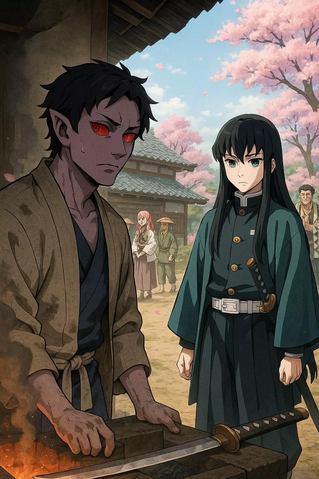 Hidden demon in SwordSmith Village (Demon Slayer) thumbnail