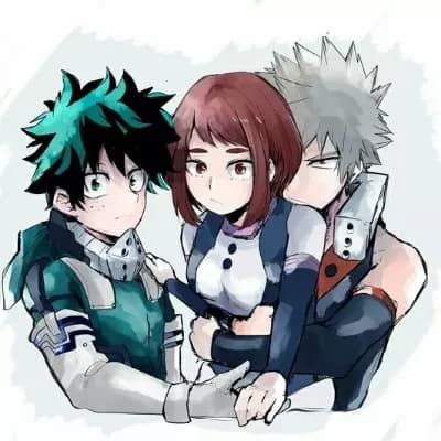 uraraka x deku x bakugo  thumbnail