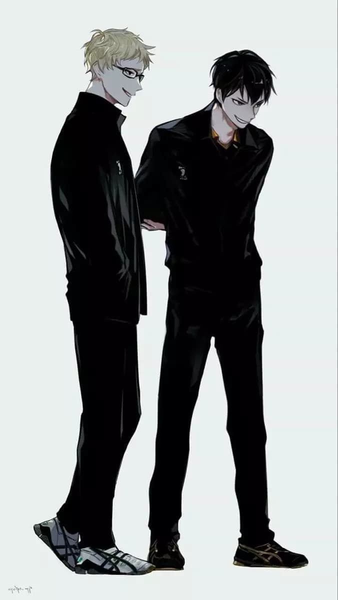 Tsukkishima and kageyama  thumbnail