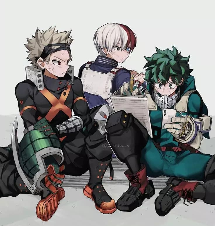 Bakugo, Shoto y Midoriya  thumbnail