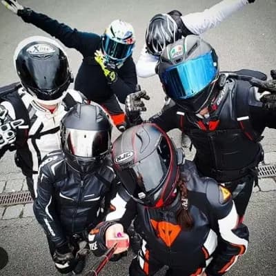 Biker Girl (with friends) thumbnail