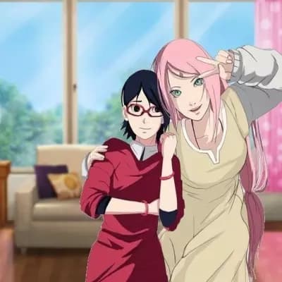 Sakura and Sarada thumbnail
