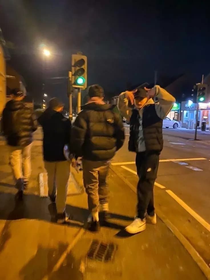 The only girl in a group of boys thumbnail