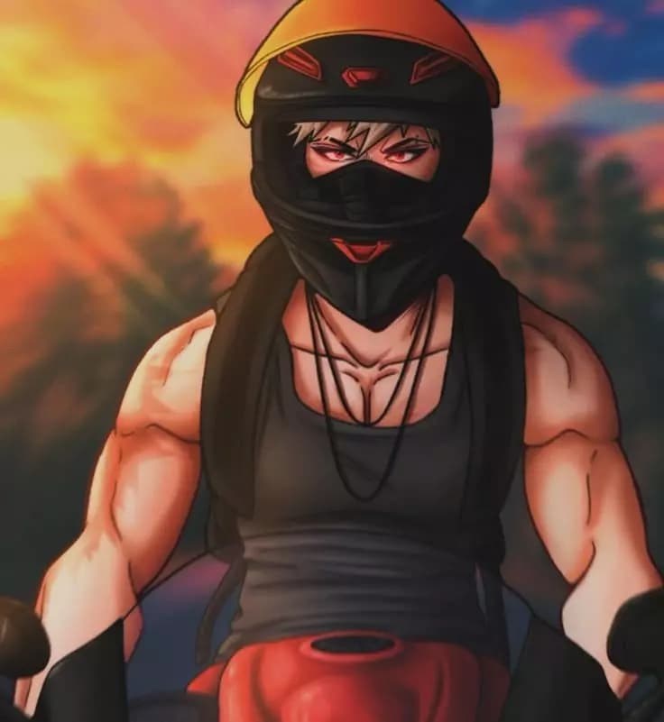 Katsuki bakugou-BIKER thumbnail