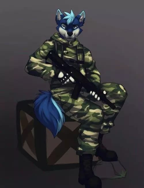 Militar furry gay infección  thumbnail