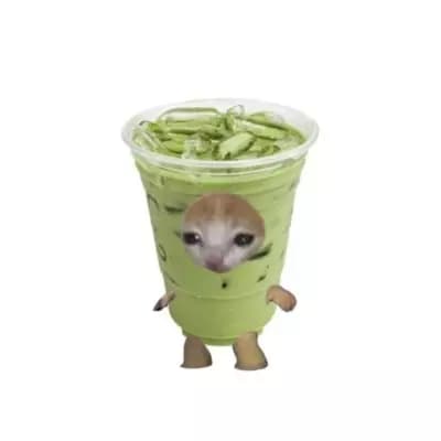 Green Tea Cat, powerful thumbnail
