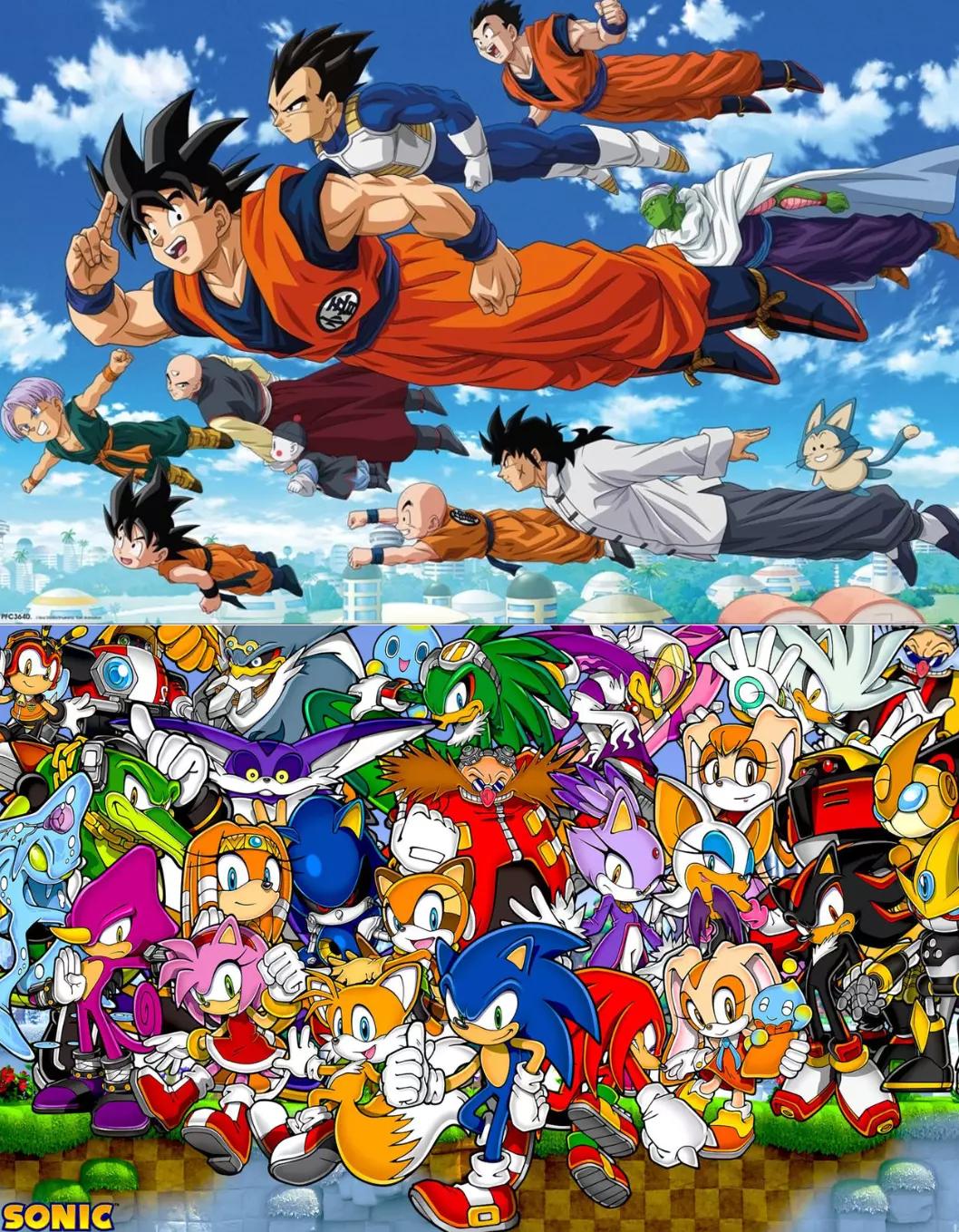 Super Sonic x universe dragon ball super thumbnail