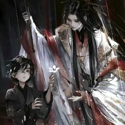 Xie Lian and little Hua Chen thumbnail