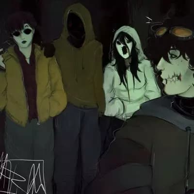 "Toby, Hoodie, Masky and Kate" thumbnail