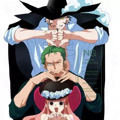 Zoro, Perona, e Mihawk thumbnail