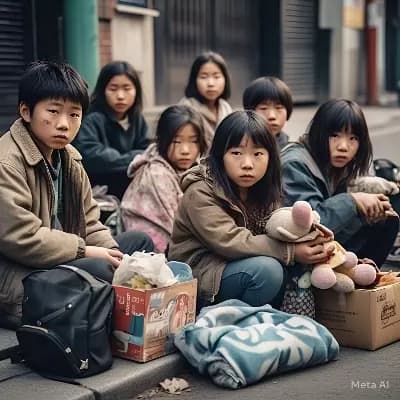 Street children.... thumbnail