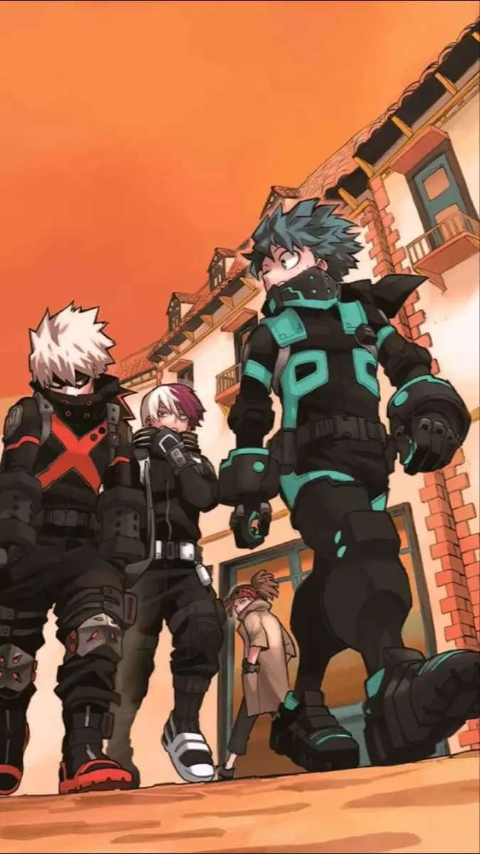 bakugou, todoroki dan deku thumbnail