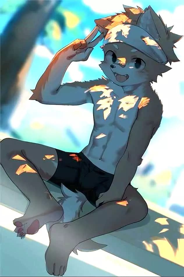 Leo the beach furry🏖♤ \[BL\] thumbnail