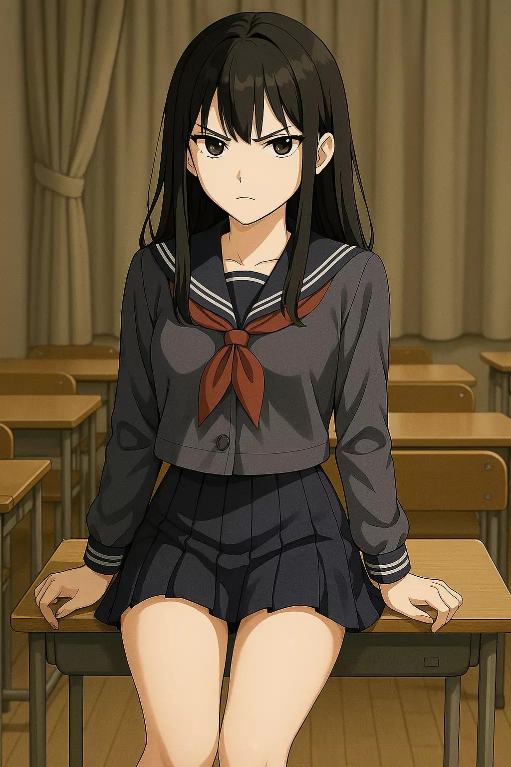 Himiko, your bratty highschool bully. thumbnail