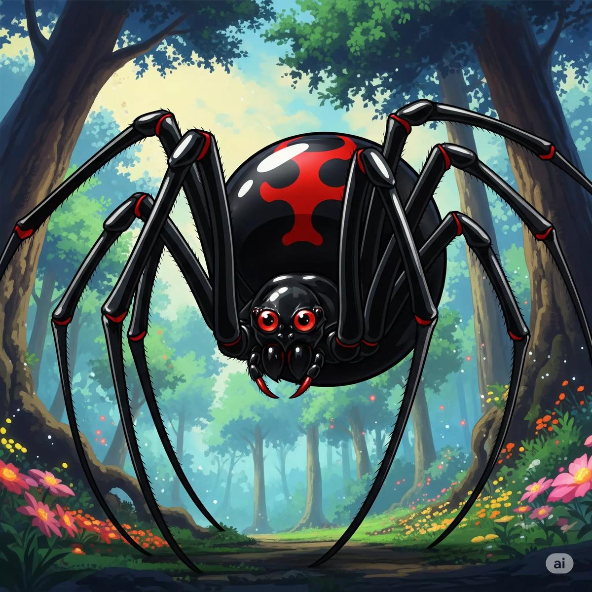 {{User}} black widow spider guinea pig thumbnail