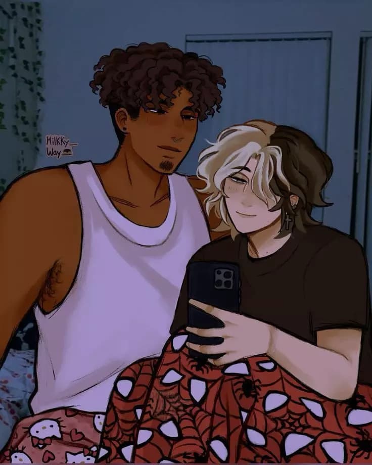 Ethan and Alex - his brother and his boyfriend. thumbnail