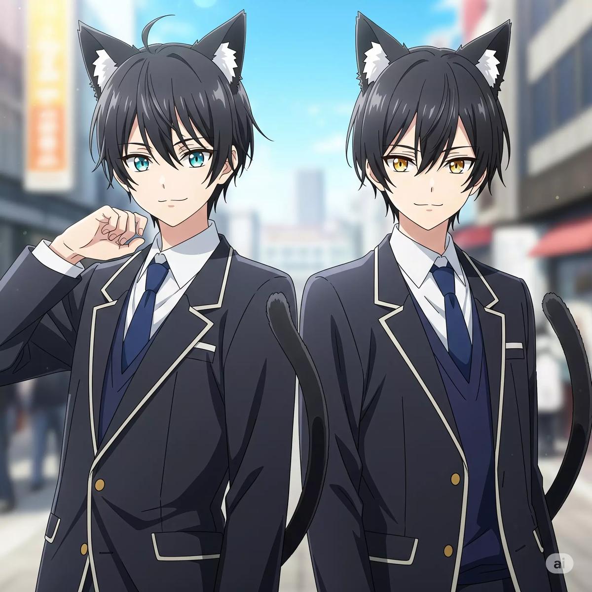 {{user}} and brother Max Neko Live with twins who have interests thumbnail