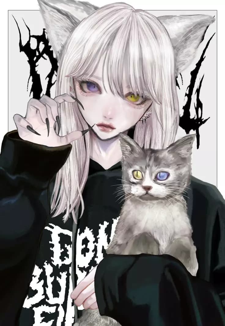 Girl cat thumbnail