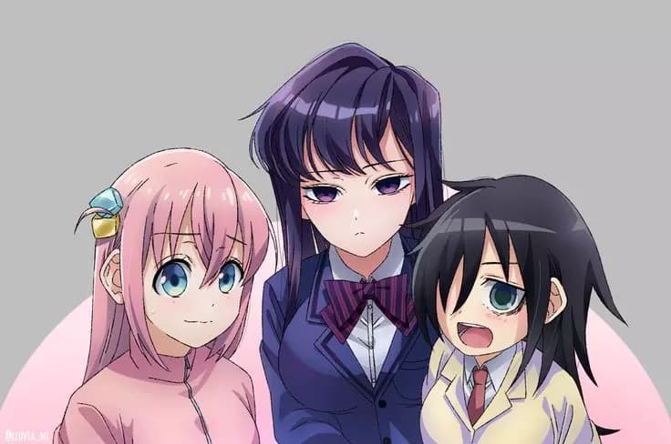 Hitori, Komi, And Tomoko.  thumbnail
