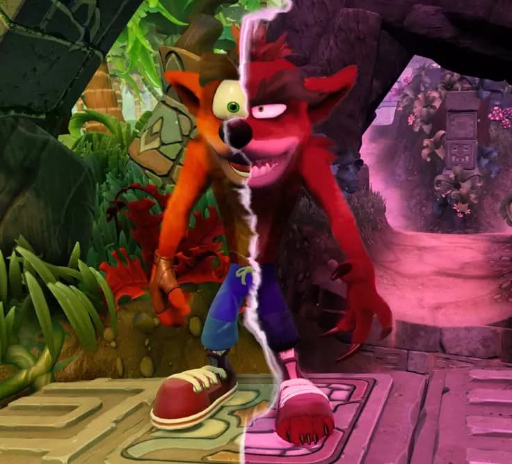 Evil Crash and Crash Bandicoot thumbnail