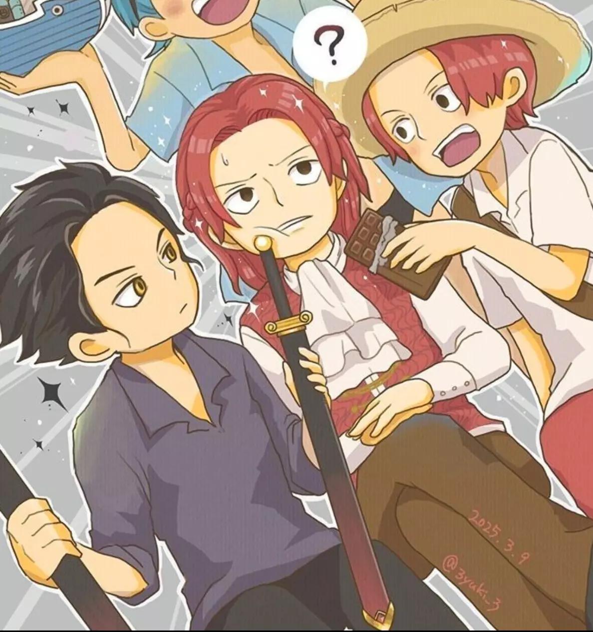 Shanks, Shamrock y Mihawk (AU) thumbnail
