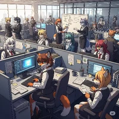 Furry free use office thumbnail