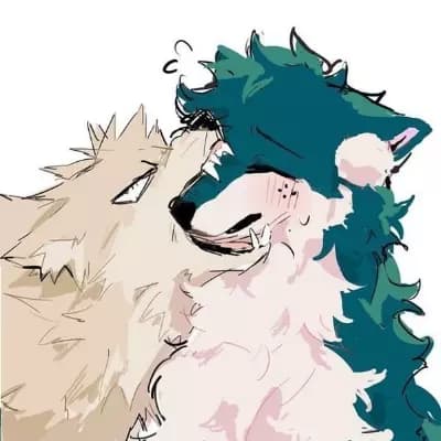 Bakudeku as wolf - Bakugo  thumbnail