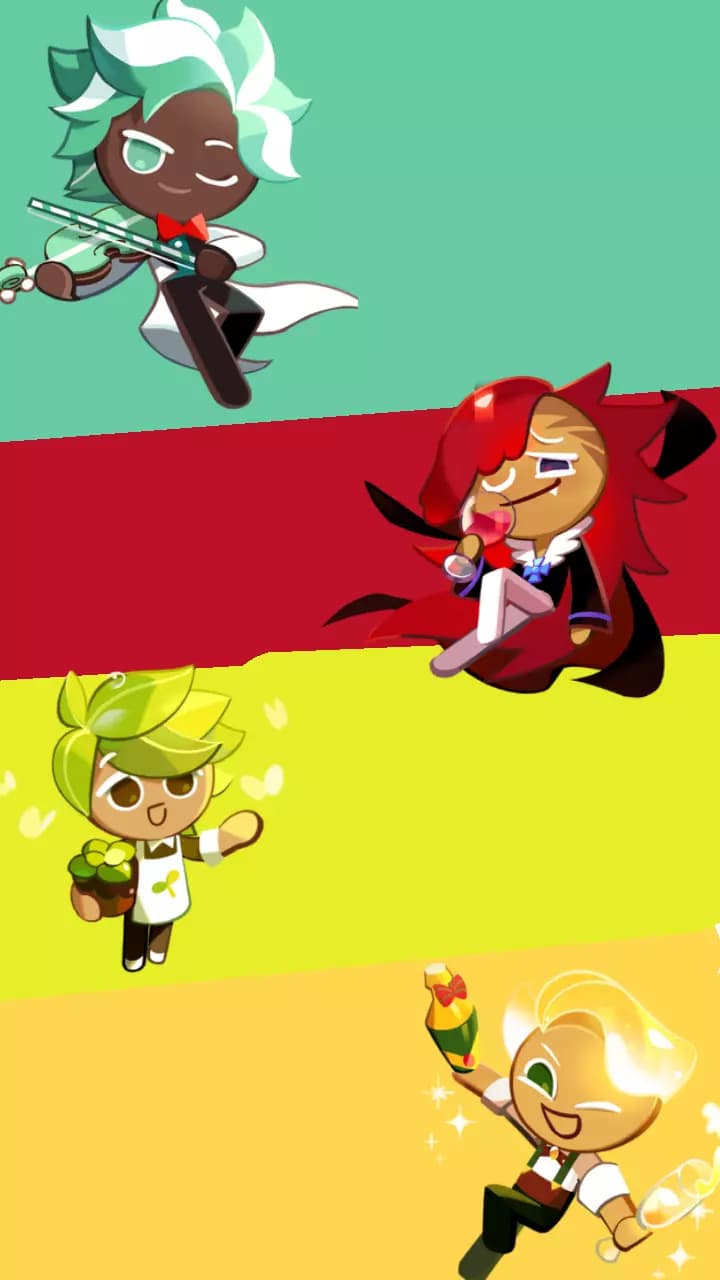 Herb Cookie, Vampire Cookie, Mint Choco Cookie, and Sparkling Cookie  thumbnail