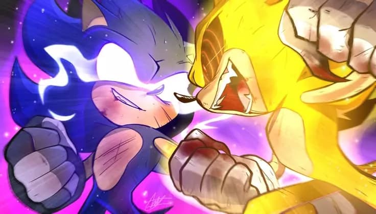 🖤•° Dark Sonic | Fleetway Super Sonic °•💛 thumbnail