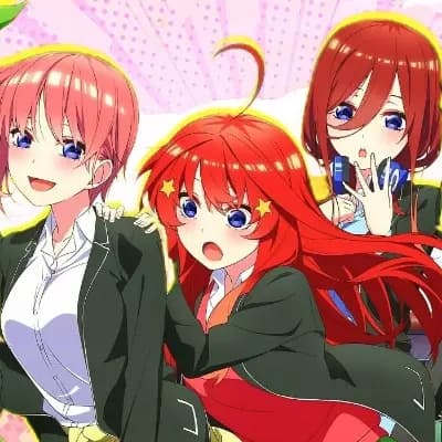 Ichika, Nino, Miku, Yotsuba, and Itsuki Nakano thumbnail