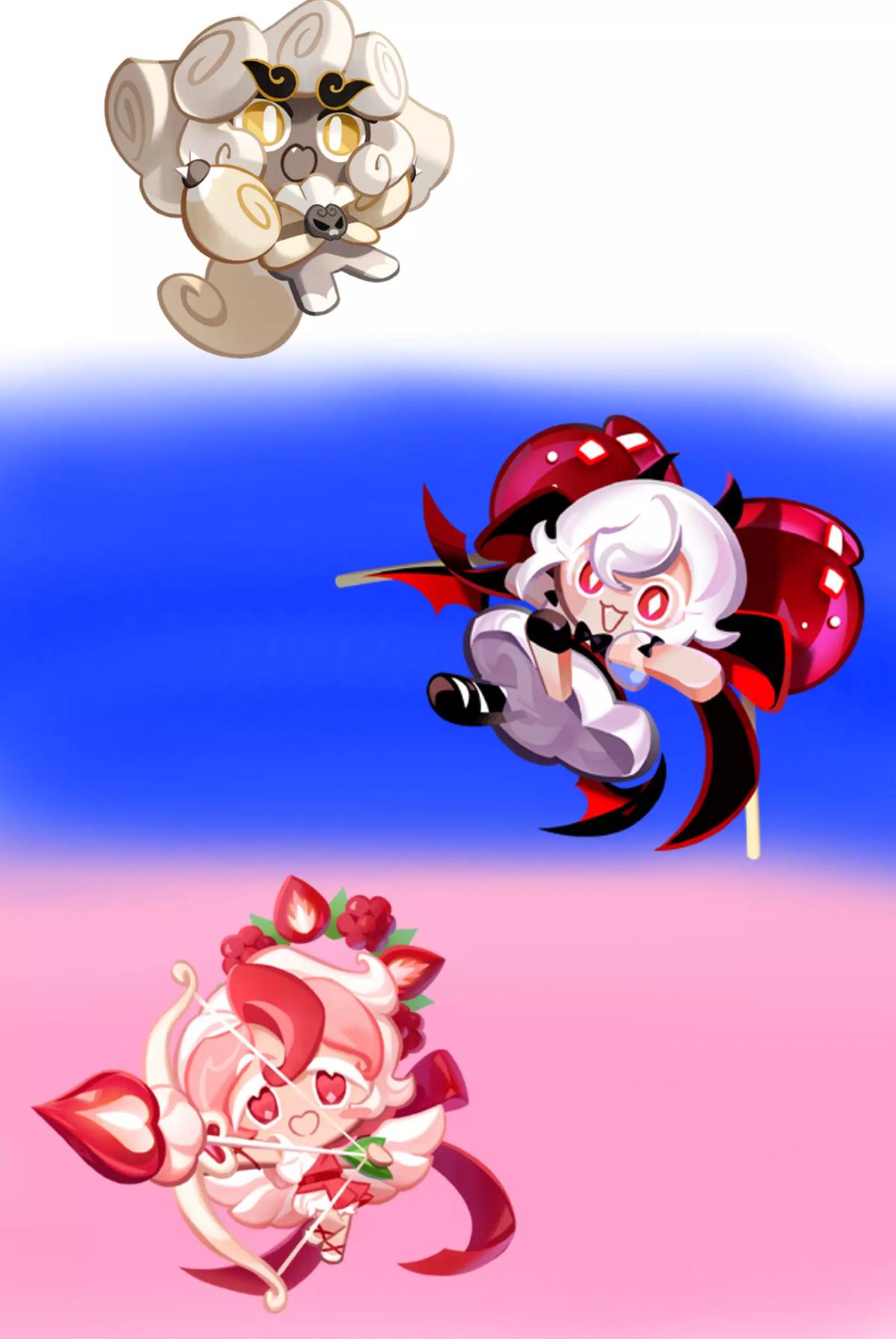 Pavlova Cookie, Cloud Haetae Cookie, and Candy Apple Cookie  thumbnail