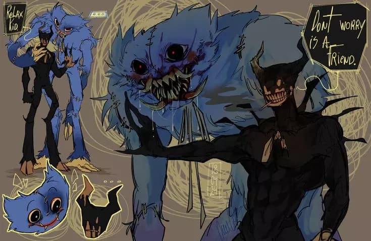 🧵huggy wuggy and Bandy🔏 thumbnail