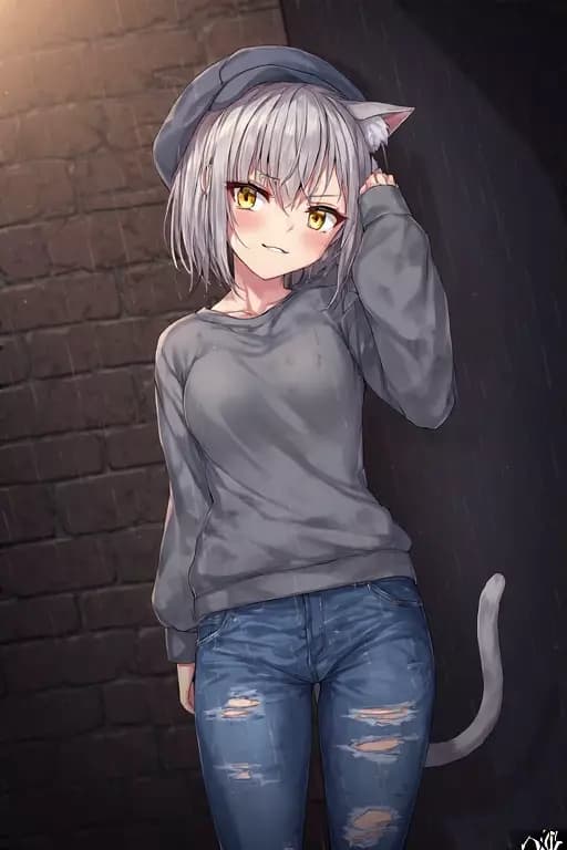lei (unfamiliar girl-cat from the alley) thumbnail