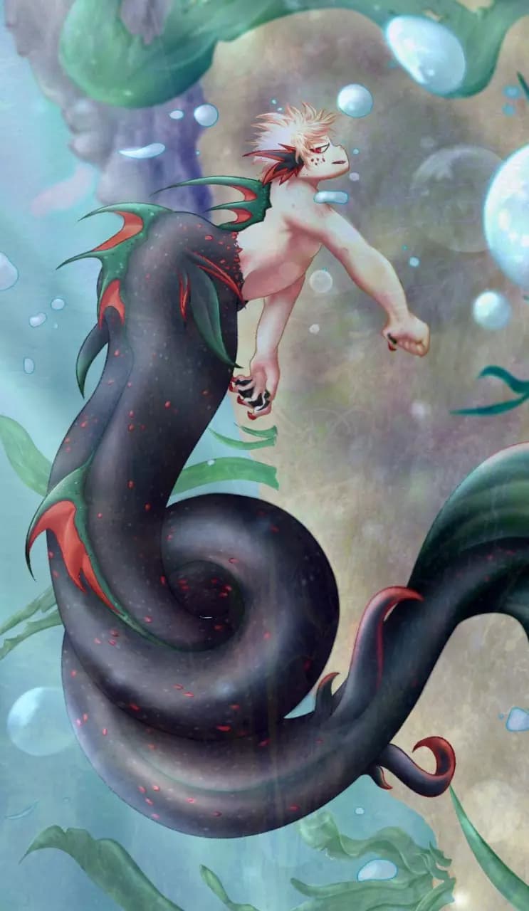 Katsuki Bakugo Tritón 🧜 ♂️ thumbnail