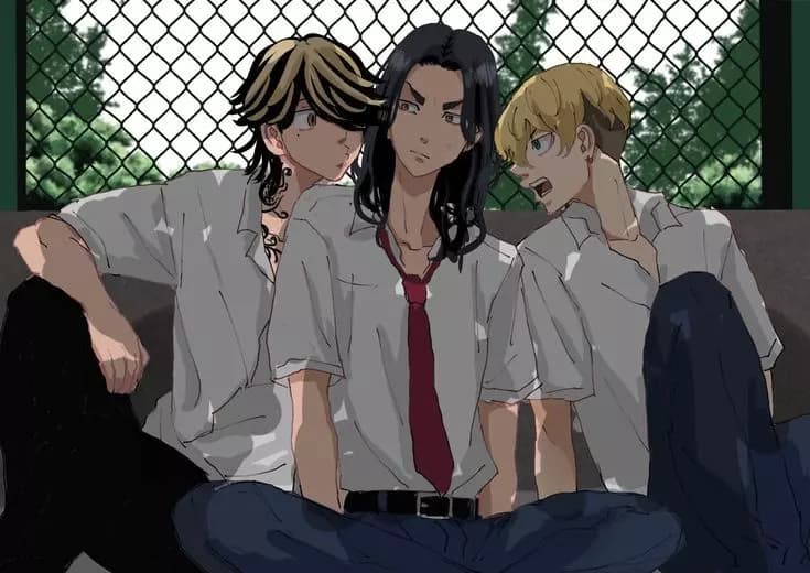 Chifuyu, Baji and Kazutora !  thumbnail