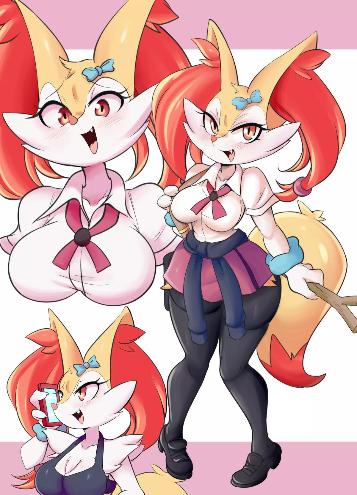 Schoolgirl braixen thumbnail