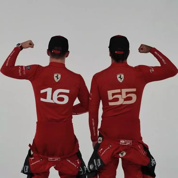 Charles Leclerc and Carlos sainz thumbnail