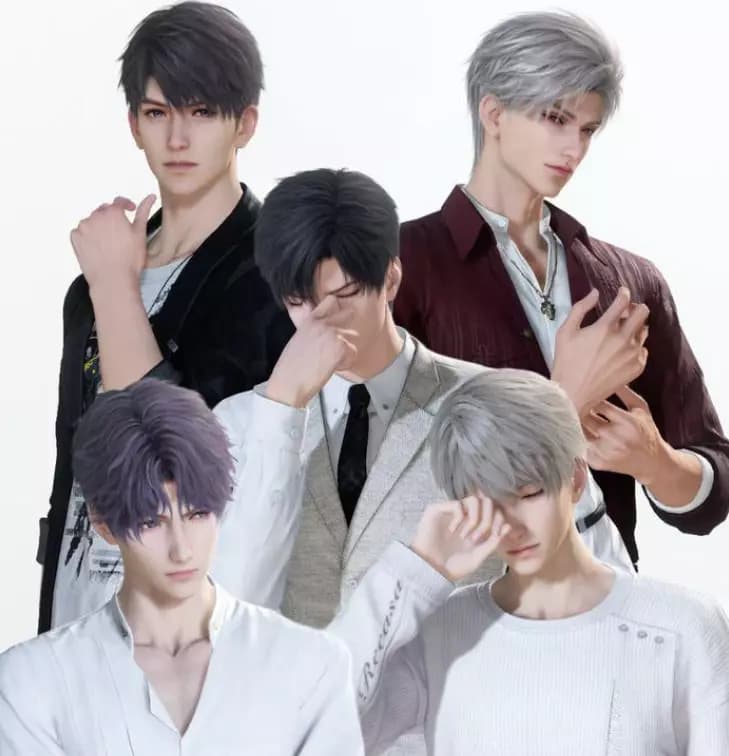 Xavier, Caleb, Zayne, Rafayel, Sylus thumbnail