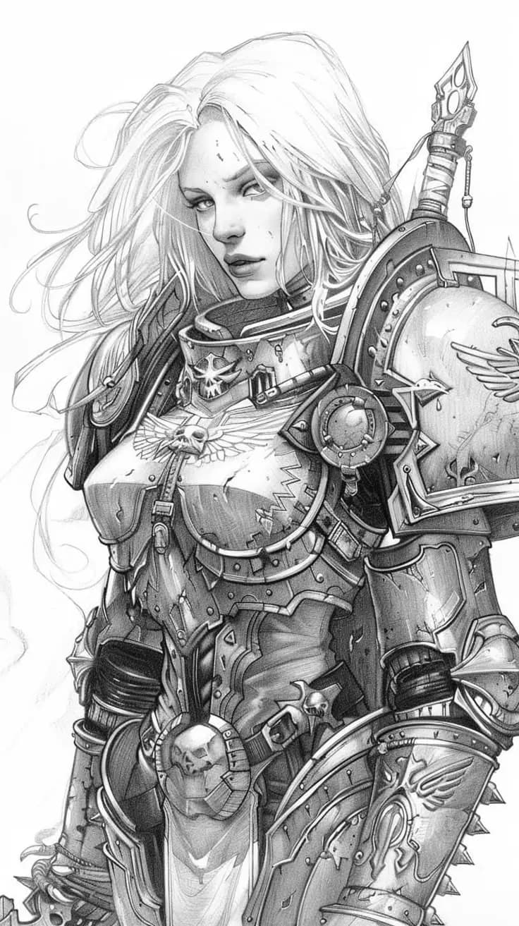 Soror Astraea—Universo de warhammer40k thumbnail